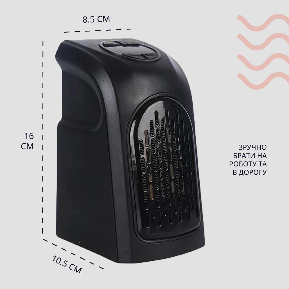 Тепловентилятор міні Handy Space Heater настінний (96419) - фото 10