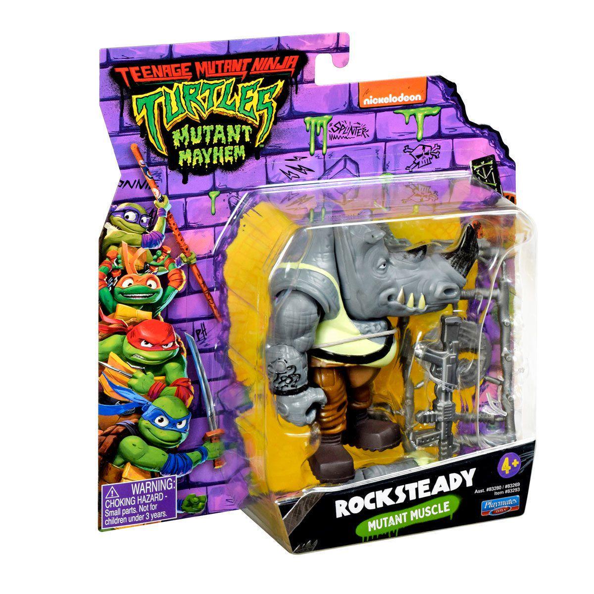 Фигурка TMNT Teenage Mutant Ninja Turtles Rocksteadey Mutant Muscle (12118908)