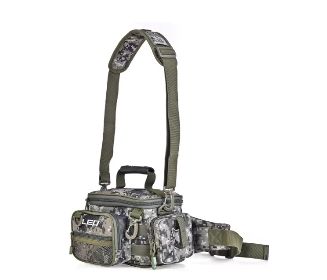 Сумка спиннингиста для рыбалки Leo на пояс и через плечо (1774529947) - фото 1