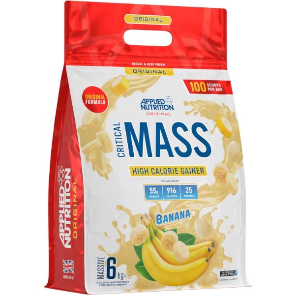 Гейнер Applied Nutrition Original Critical Mass Банан 6000 г 25 порций (000021817)