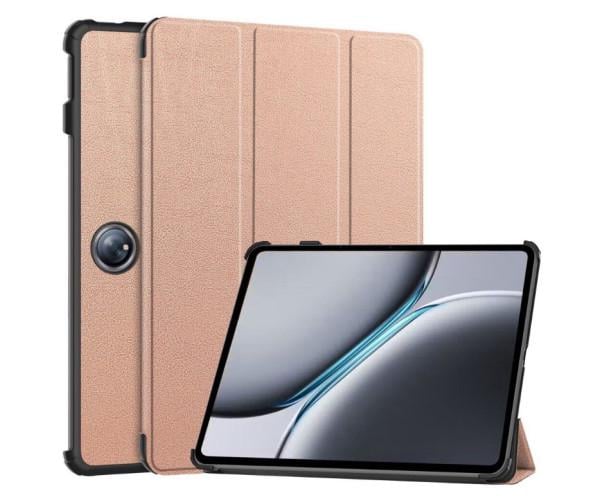 Чехол-книжка Custer Magnet Flip Cover для OnePlus Pad 2/Pad Pro Розово-золотой Чехол-книжка Custer Magnet Flip Cover для OnePlus Pad 2/Pad Pro Розово-золотой