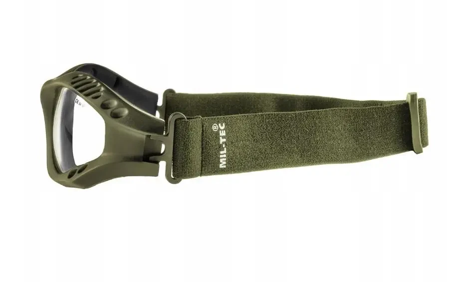 Очки защитные десантные Mil-Tec Commando Air Pro Olive Clear (15615401) - фото 4