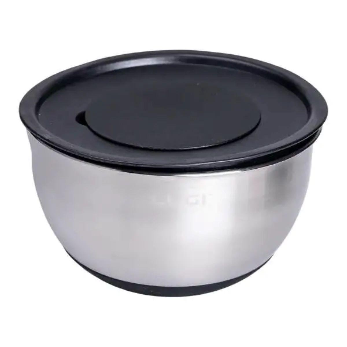 Набор мисок из нержавеющей стали с крышками и терками 3 шт. 2.5 л/2 л/1,5 л (LG-02/3PCS) - фото 3