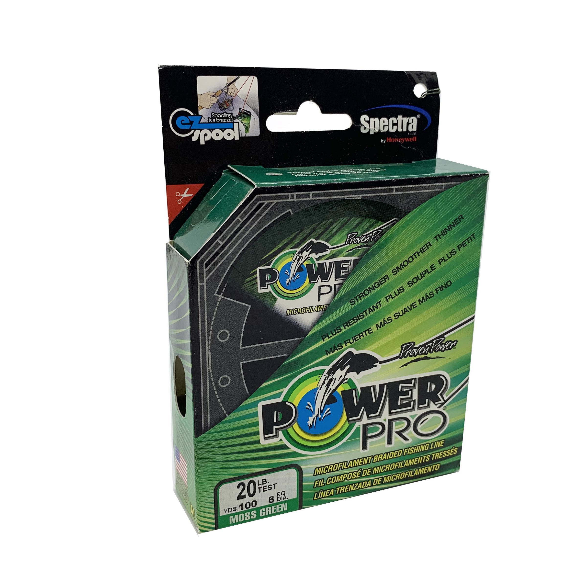 Шнур PowerPro Moss EQ.DIA.6 20 lb 92 м 0,23 мм Green (6871)