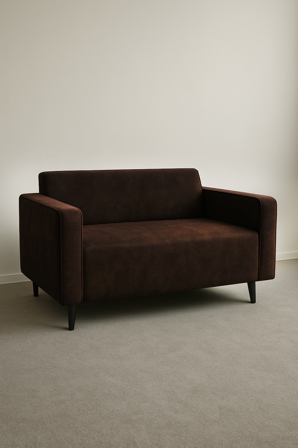 Диван офісний Tobi Sho Тайм з підлокітниками велюр Крокус 1460х680х770 мм Коричневий (Коричневий/23) - фото 3