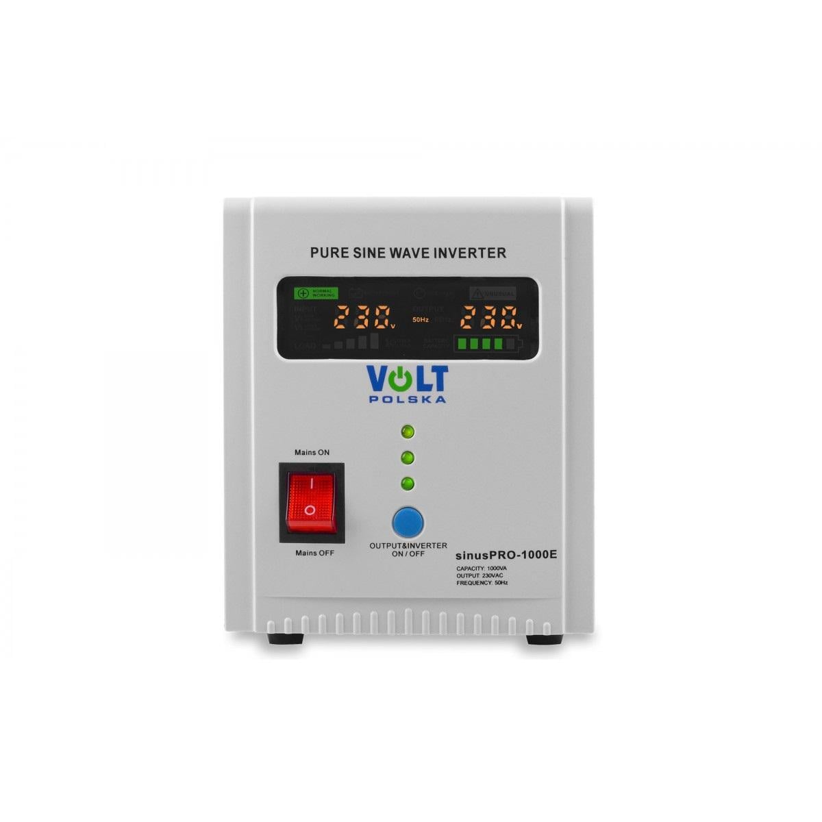 Источник бесперебойного питания Volt Polska Sinus PRO 1000 E 12/230V 700/1000W (3SP091012E)