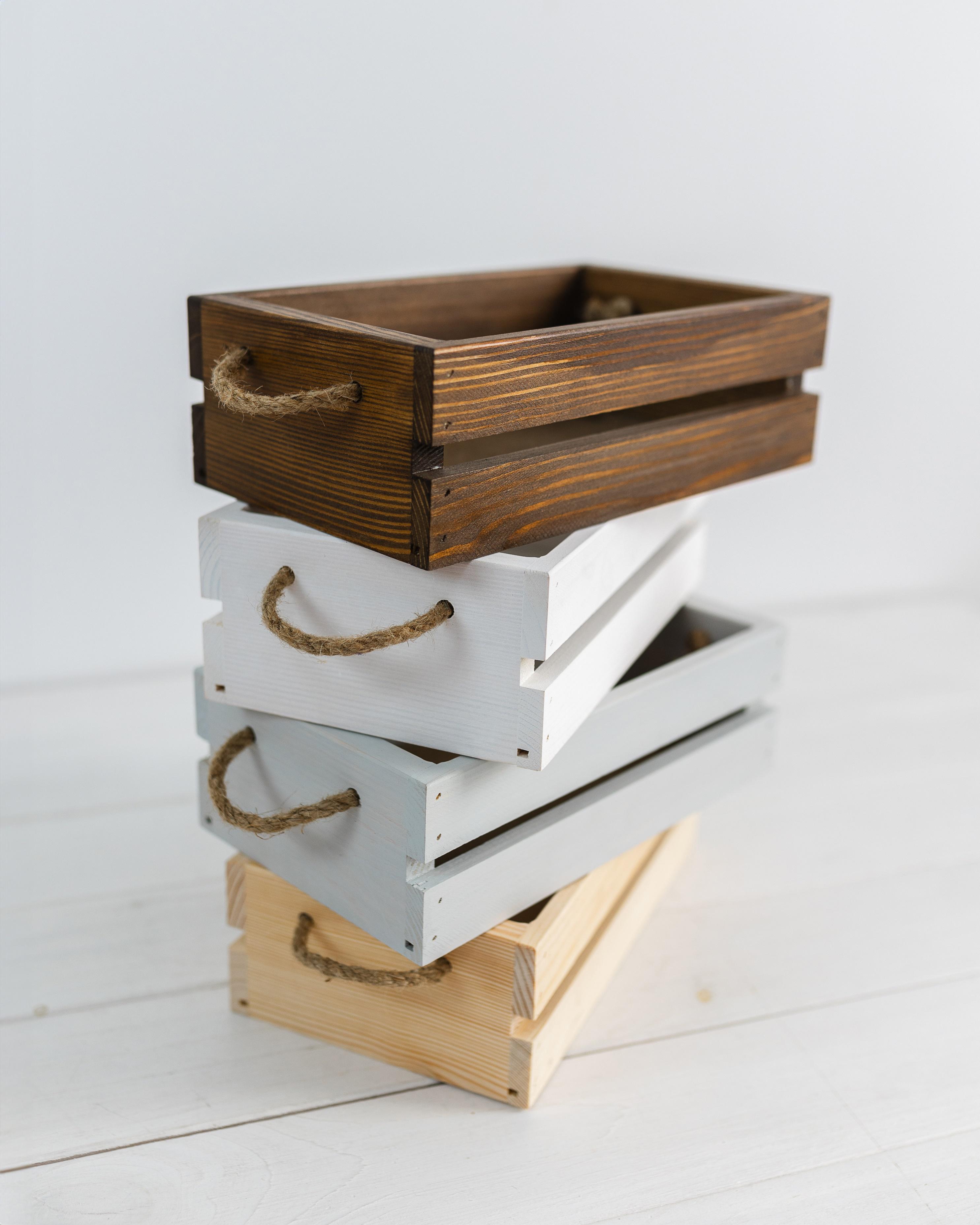 Ящик деревянный декоративный Скандинавия Коричневый (0002057) - фото 6 Ящик деревянный декоративный Скандинавия Коричневый (0002057) - фото 6