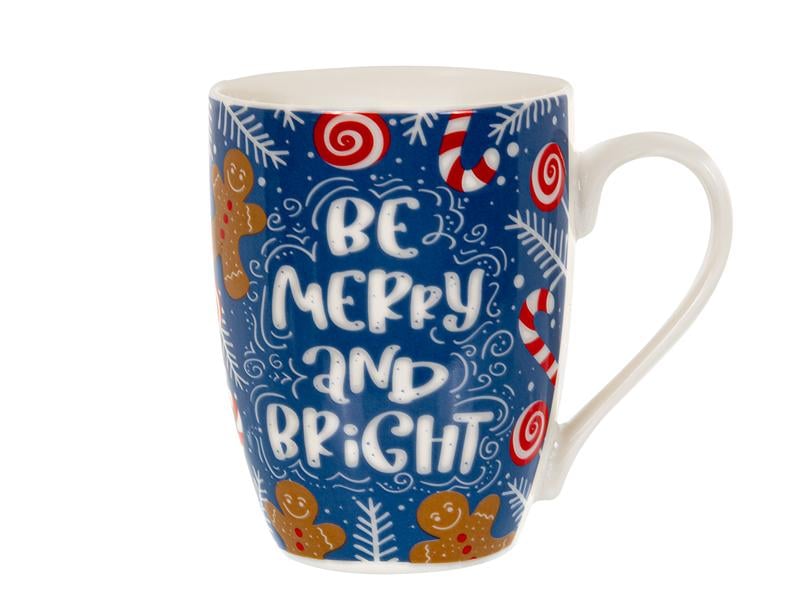 Чашка фарфоровая Lefard Be merry and bright 350 мл (922-012)