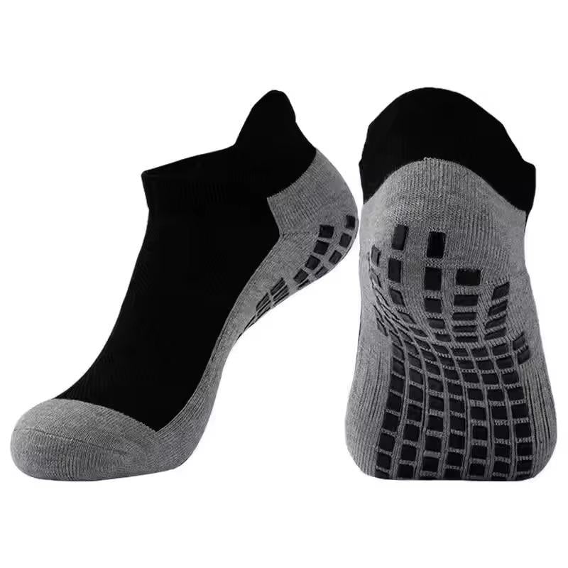 Шкарпетки короткі CZST-322 з антиковзним покриттям на підошві L Чорний Шкарпетки короткі CZST-322 з антиковзним покриттям на підошві L Чорний