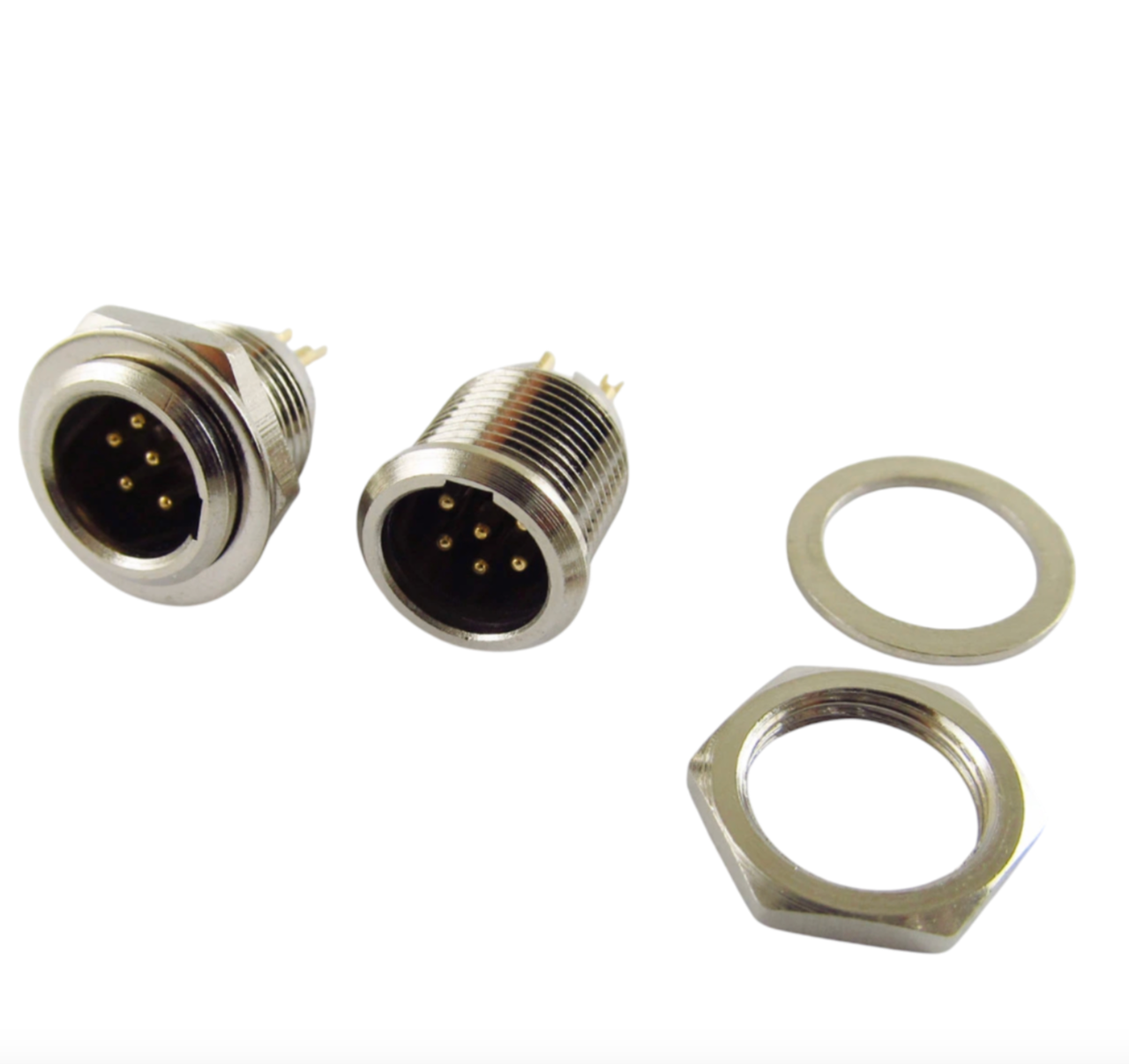 Панельний штекер Moco mini XLR SA108-6P з фіксацією 6-контактний для сигнального під'єднання в студіях (000049392_2) - фото 8