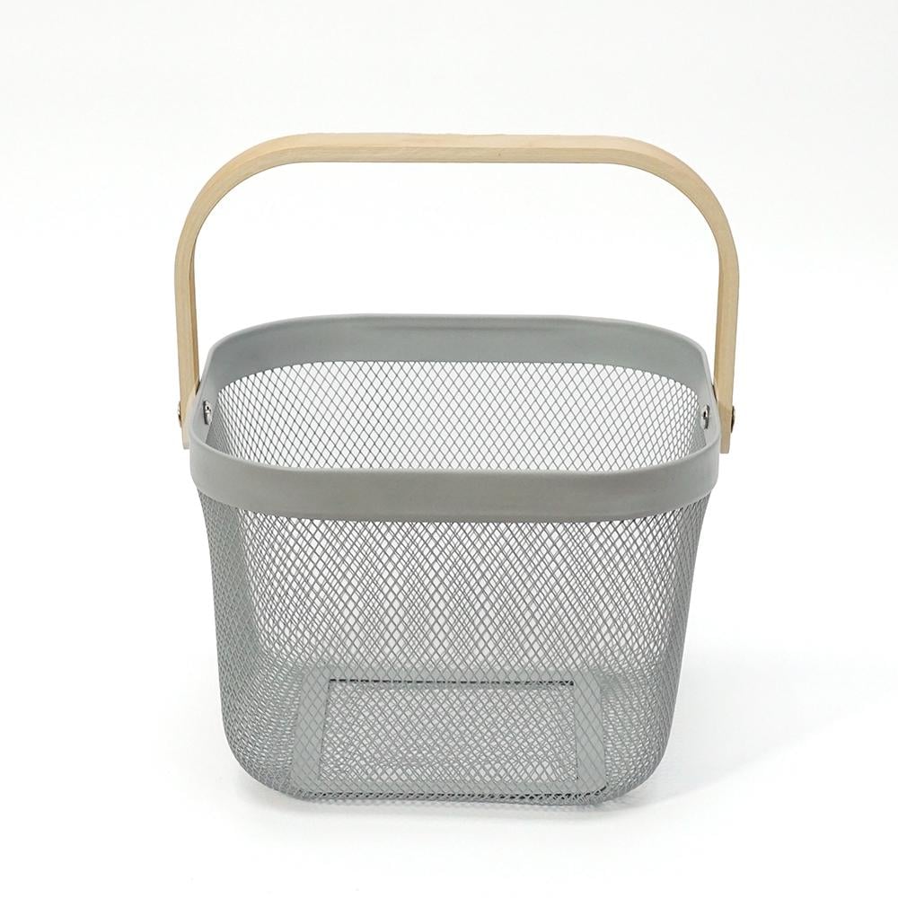 Кошик для зберігання з ручками Fabrika Molly Grey