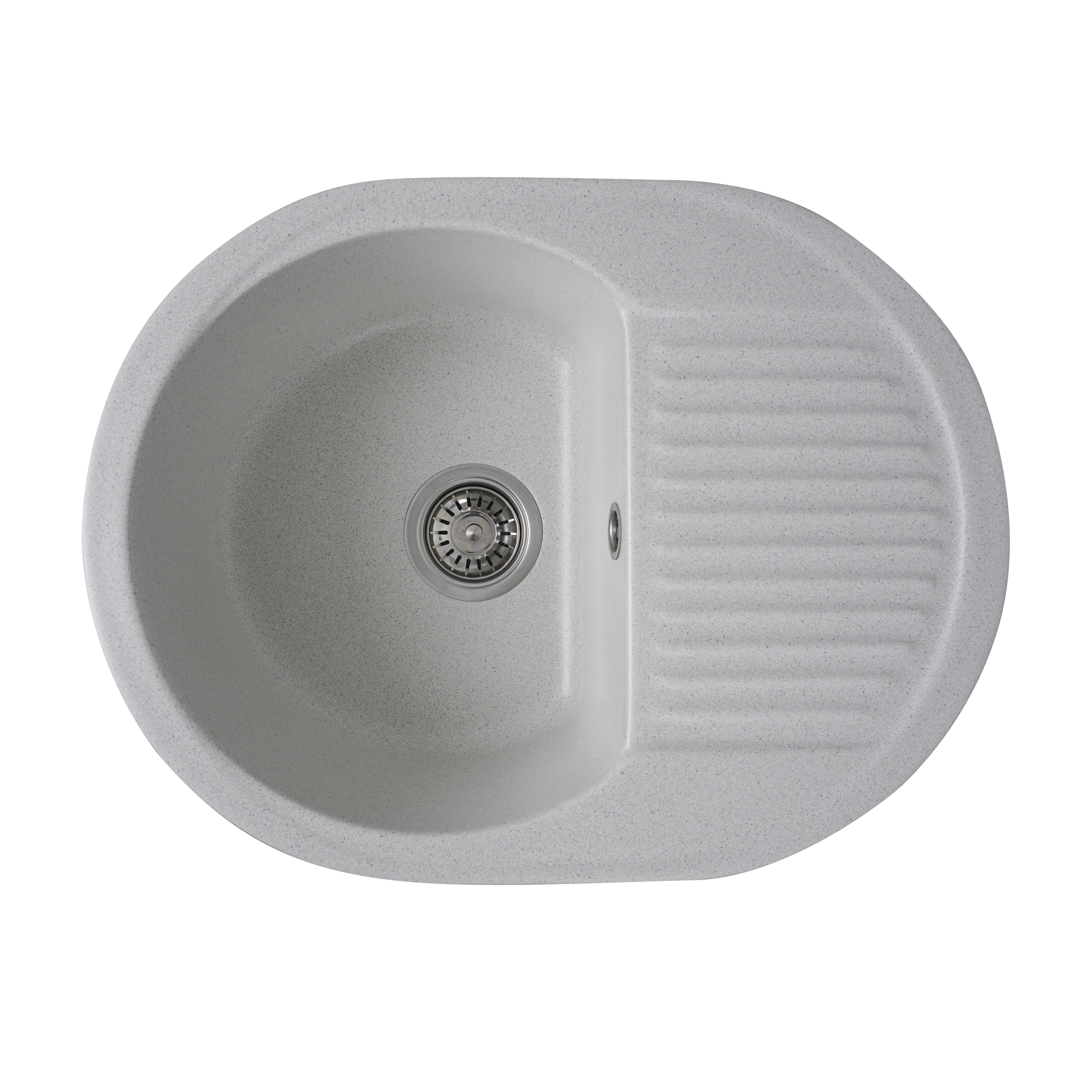 Мойка для кухни Platinum 6247 Bora гранит глянец Белый в точку (000024858) Мойка для кухни Platinum 6247 Bora гранит глянец Белый в точку (000024858)