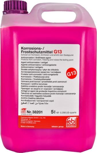 Антифриз концентрат FEBI BILSTEIN 38201 Фіолетовий (2428780137) - фото 2 Антифриз концентрат FEBI BILSTEIN 38201 Фіолетовий (2428780137) - фото 2