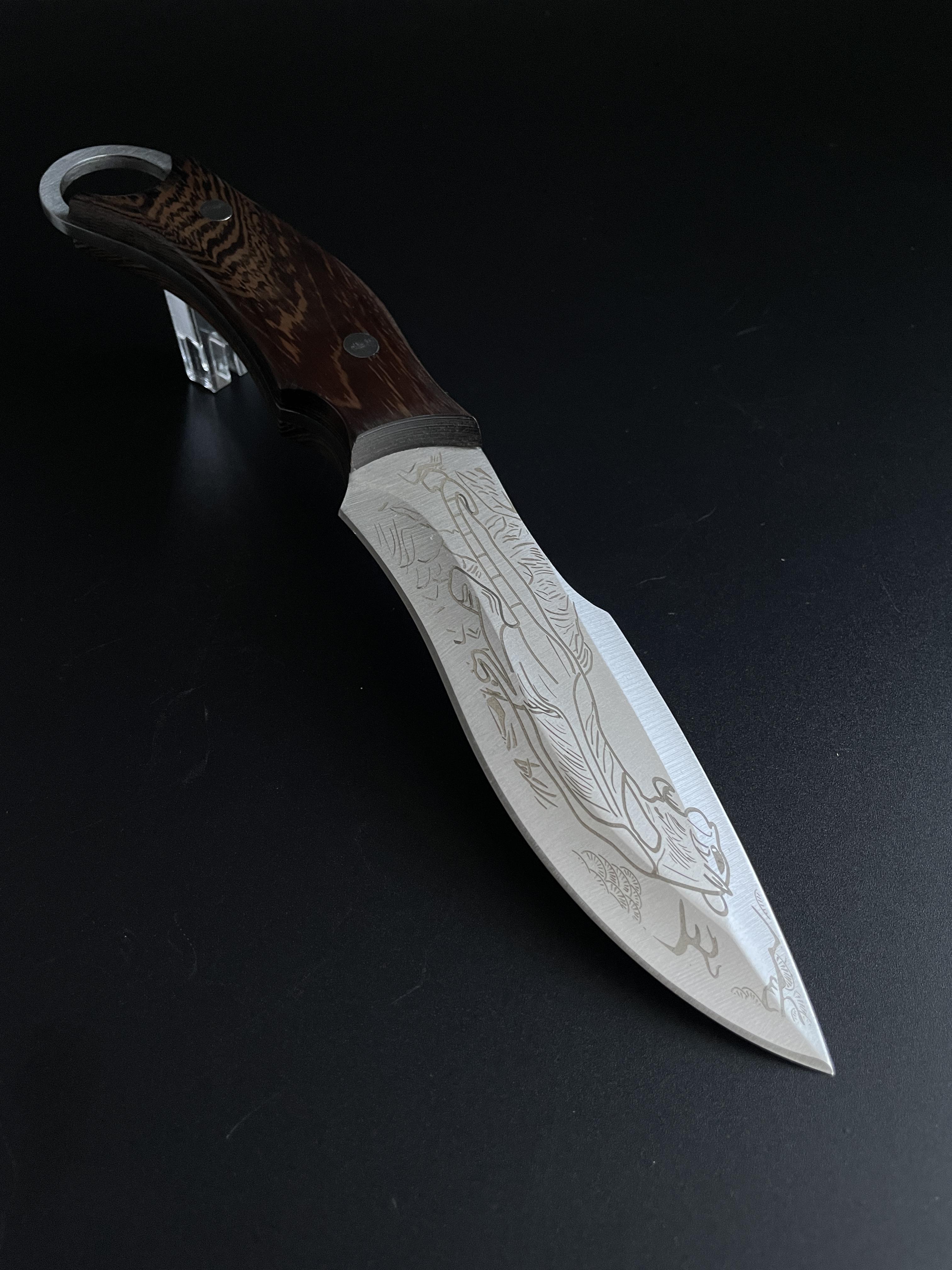 Нож туристический 1-2460 нержавеющая сталь (KN1064) - фото 8 Нож туристический 1-2460 нержавеющая сталь (KN1064) - фото 8