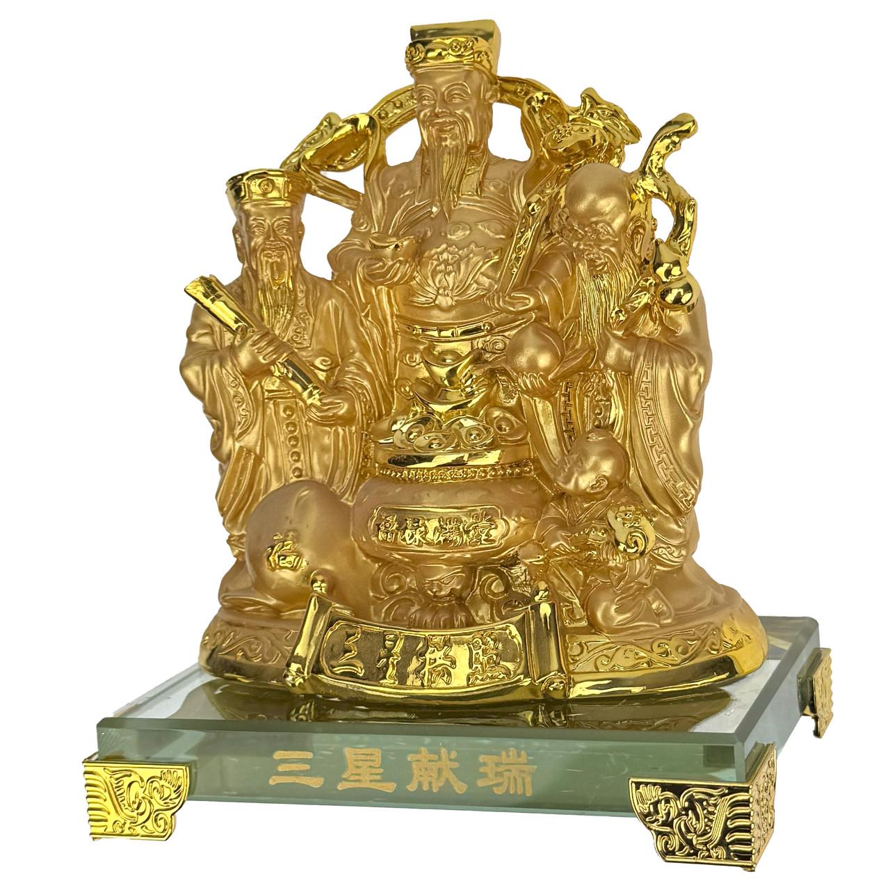 Статуетка зоряні старці на скляній підставці 15х12х8,5 см (C6006) - фото 2 Статуетка зоряні старці на скляній підставці 15х12х8,5 см (C6006) - фото 2