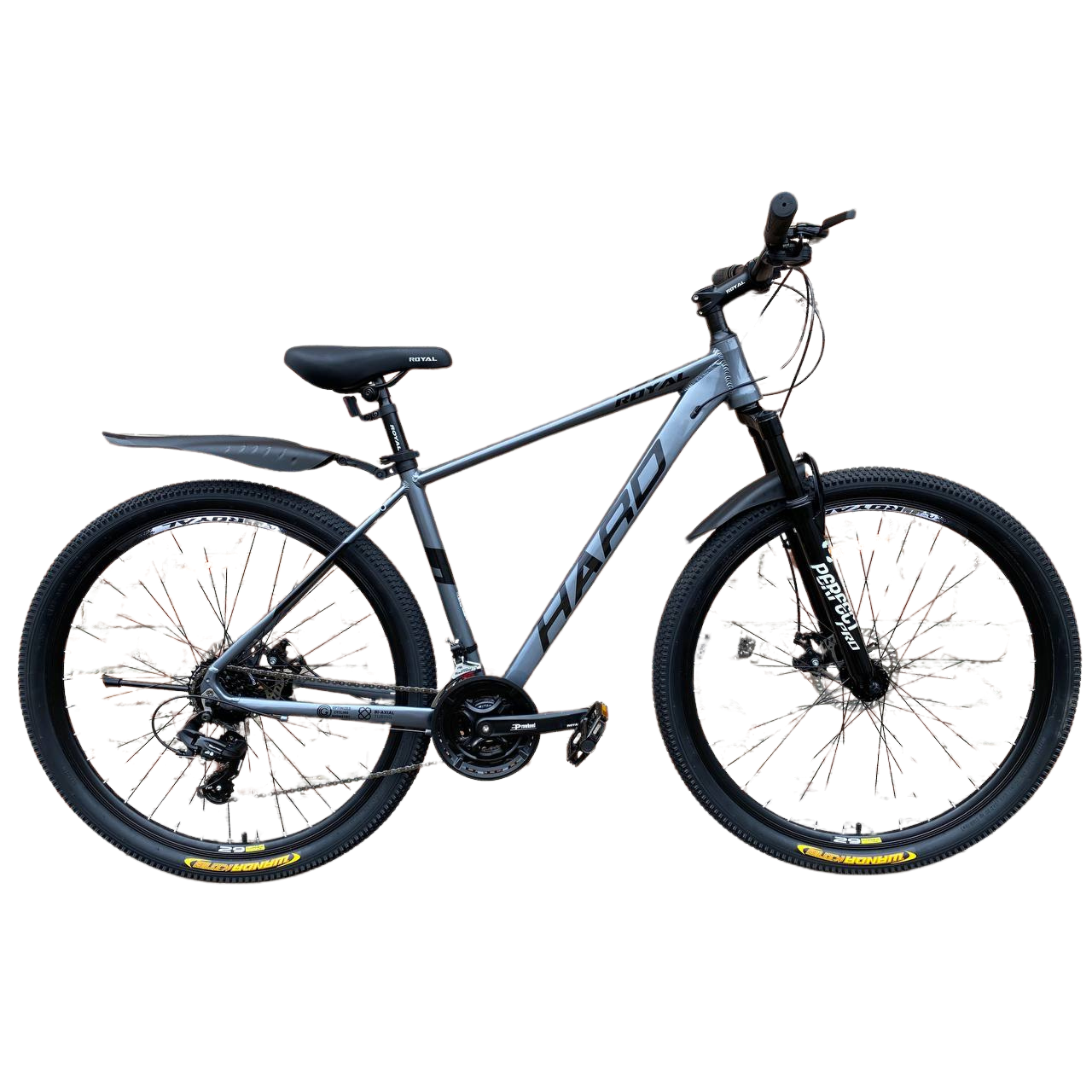 Велосипед SHIMANO HARD 2025 29" 19" Серый