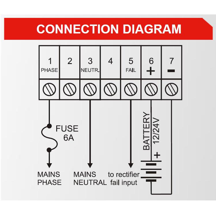 Зарядное устройство для аккумулятора DATAKOM BC-5A Auto 12/24 В 5 А DIN rail - фото 4