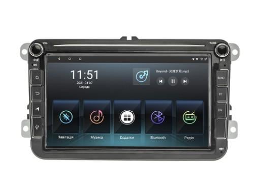 Автомагнитола 8" IPS Andorid 12 CarPlay 2/32 GB для Volkswagen (43192-8021_3841)