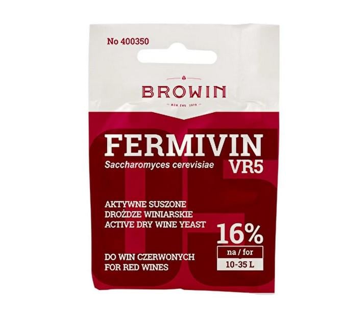 Дрожжи винные Browin Fermivin VR5 7 г (ПР 400350)