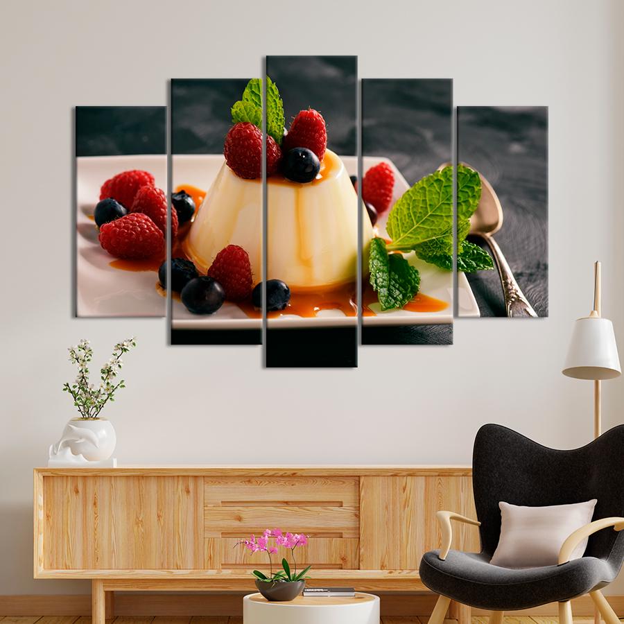 Настінний декор Знаменитий десерт панна-кота 187x119 см (A343-5)