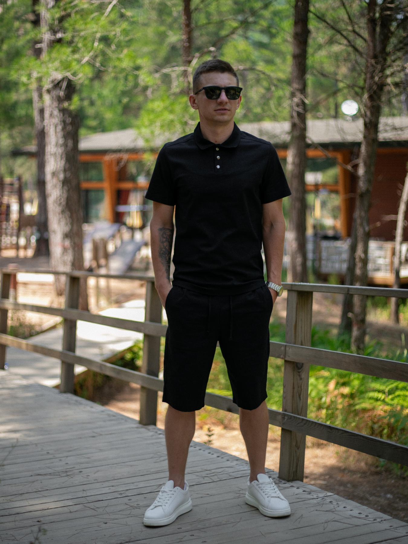 Костюм мужской Flax Intruder льняной XXL Черный (1624351714/4) - фото 9 Костюм мужской Flax Intruder льняной XXL Черный (1624351714/4) - фото 9