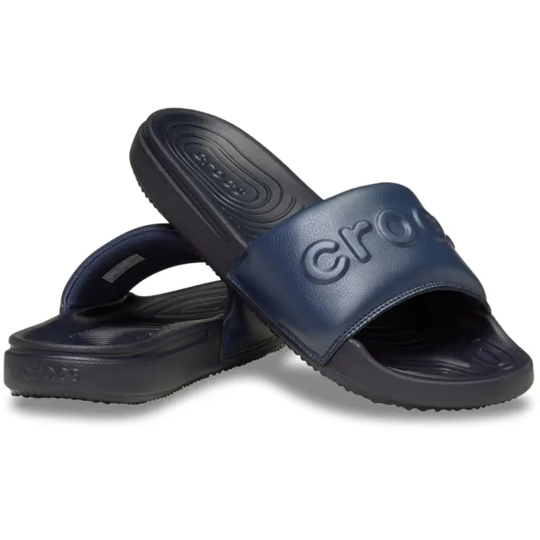 Шльопанці чоловічі Crocs All Day Slide Navy р. 41-42 Синій (27427)