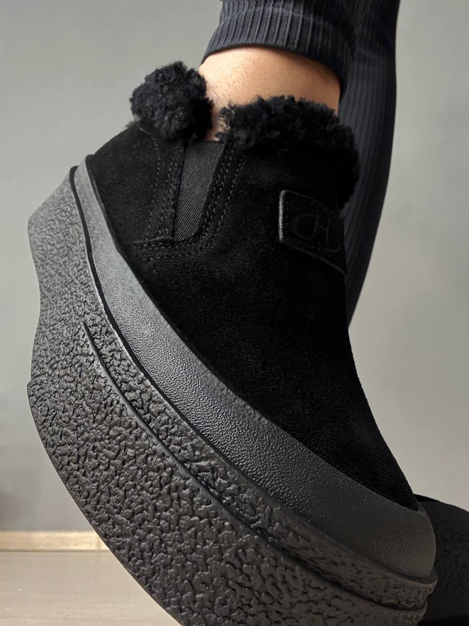 Черевики жіночі Hengji 660-1 замшеві кеди на хутрі р. 40 Чорний (5801) - фото 9 Черевики жіночі Hengji 660-1 замшеві кеди на хутрі р. 40 Чорний (5801) - фото 9