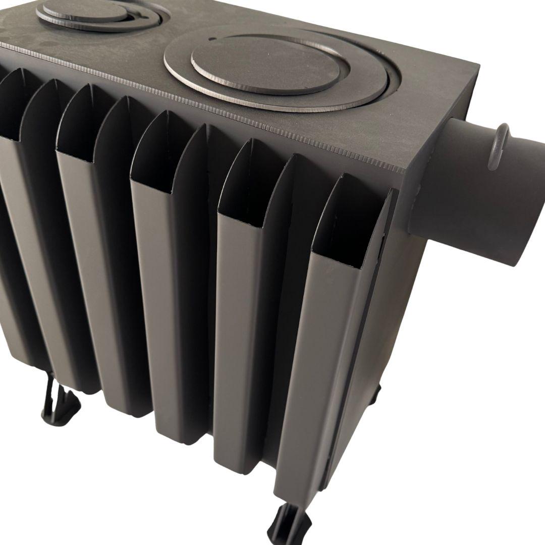 Буржуйка Батарея зі склом та варильною поверхнею 4 мм - фото 2 Буржуйка Батарея зі склом та варильною поверхнею 4 мм - фото 2