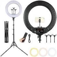 Кольцевая лампа для студийного освещения LED RL-14 Soft Ring с пультом и штативом для фото и видео - фото 7