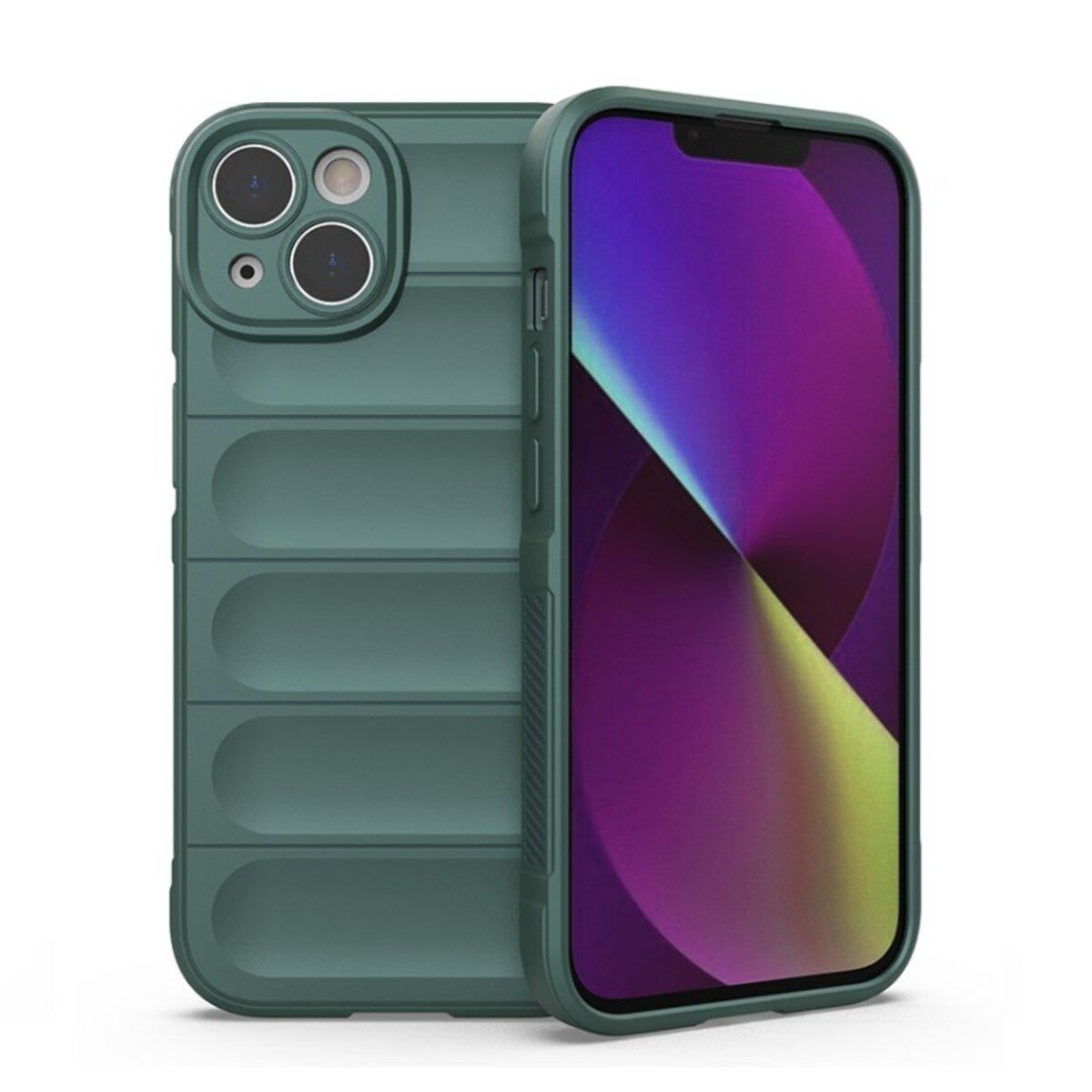 Противоударный чехол для Apple iPhone 15 Cosmic Magic Shield / Dark Green