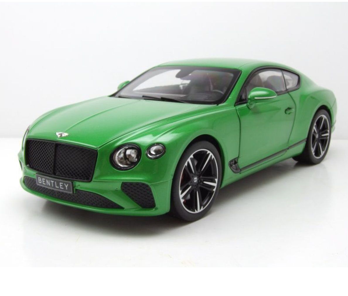Модель автомобиля Norev 1:18 Bentley Continental GT 2018 Apple Green (182784)