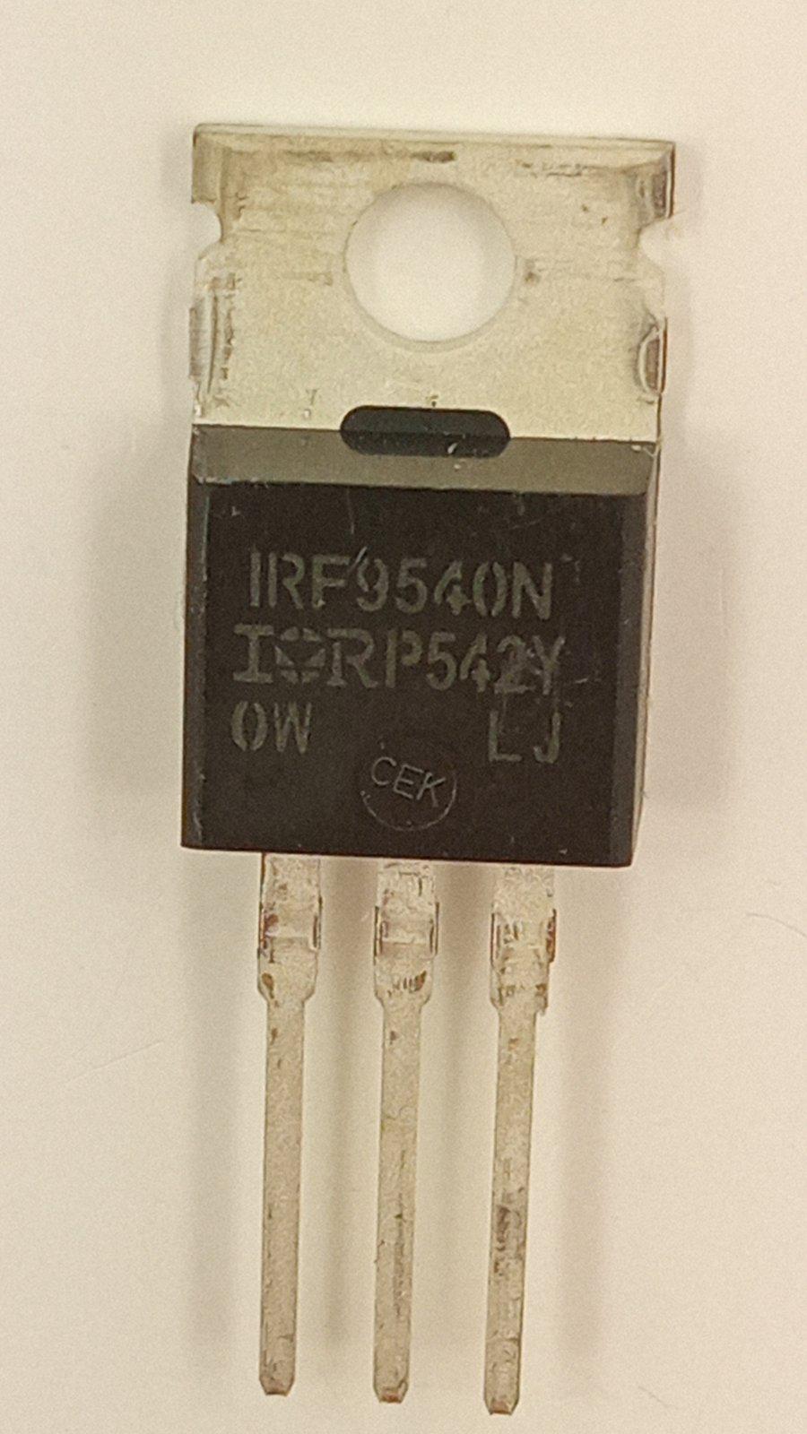 Транзистор IRF9540N p-channel 100V 12A 88W TO-220 (05143)