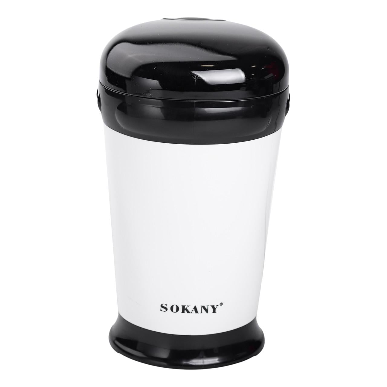 Кавомолка електрична Sokany SM-3012 180 Вт з дрібним помолом 75 г Білий (147-102-SM-3012) Кавомолка електрична Sokany SM-3012 180 Вт з дрібним помолом 75 г Білий (147-102-SM-3012)