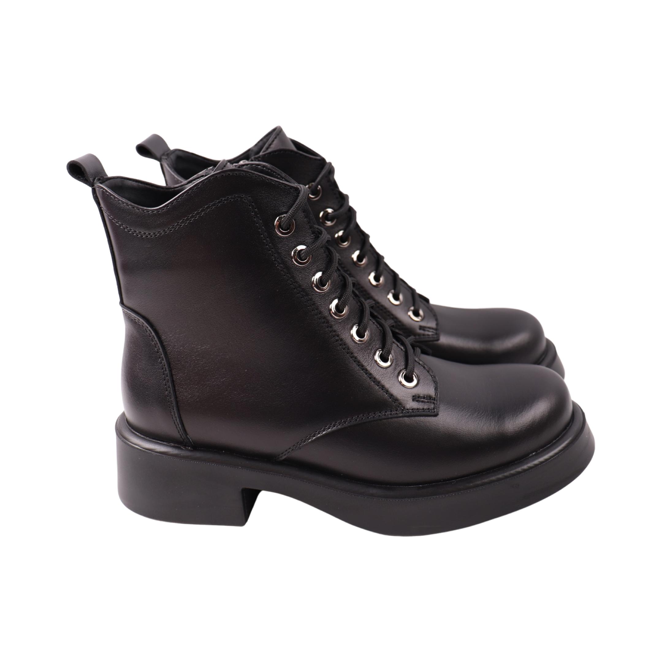 Ботинки женские R&Y 68-23DHC натуральная кожа р. 38 Черный (29185243)