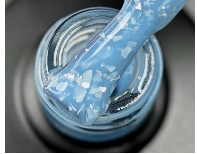 База для гель-лаку каучукова з поталлю Saga Leaf Base №01 9 мл