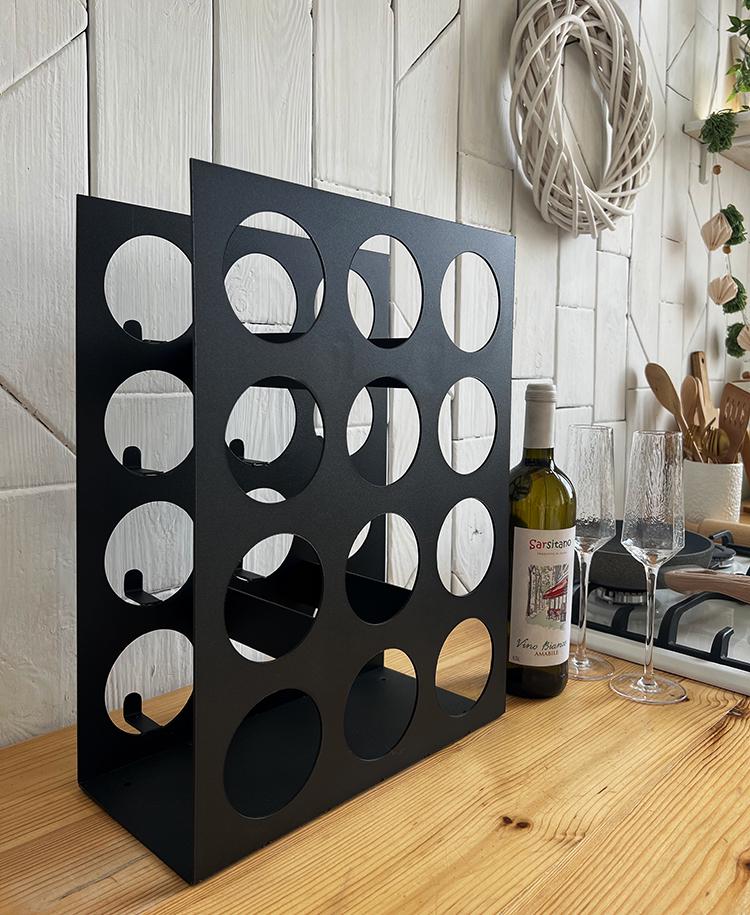 Подставка для вина NC Home Прямая на 12 бутылок (110234) - фото 4 Подставка для вина NC Home Прямая на 12 бутылок (110234) - фото 4