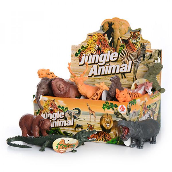Набір ігрових фігурок диких тварин ББ Y588-1 12 шт. (3949018)