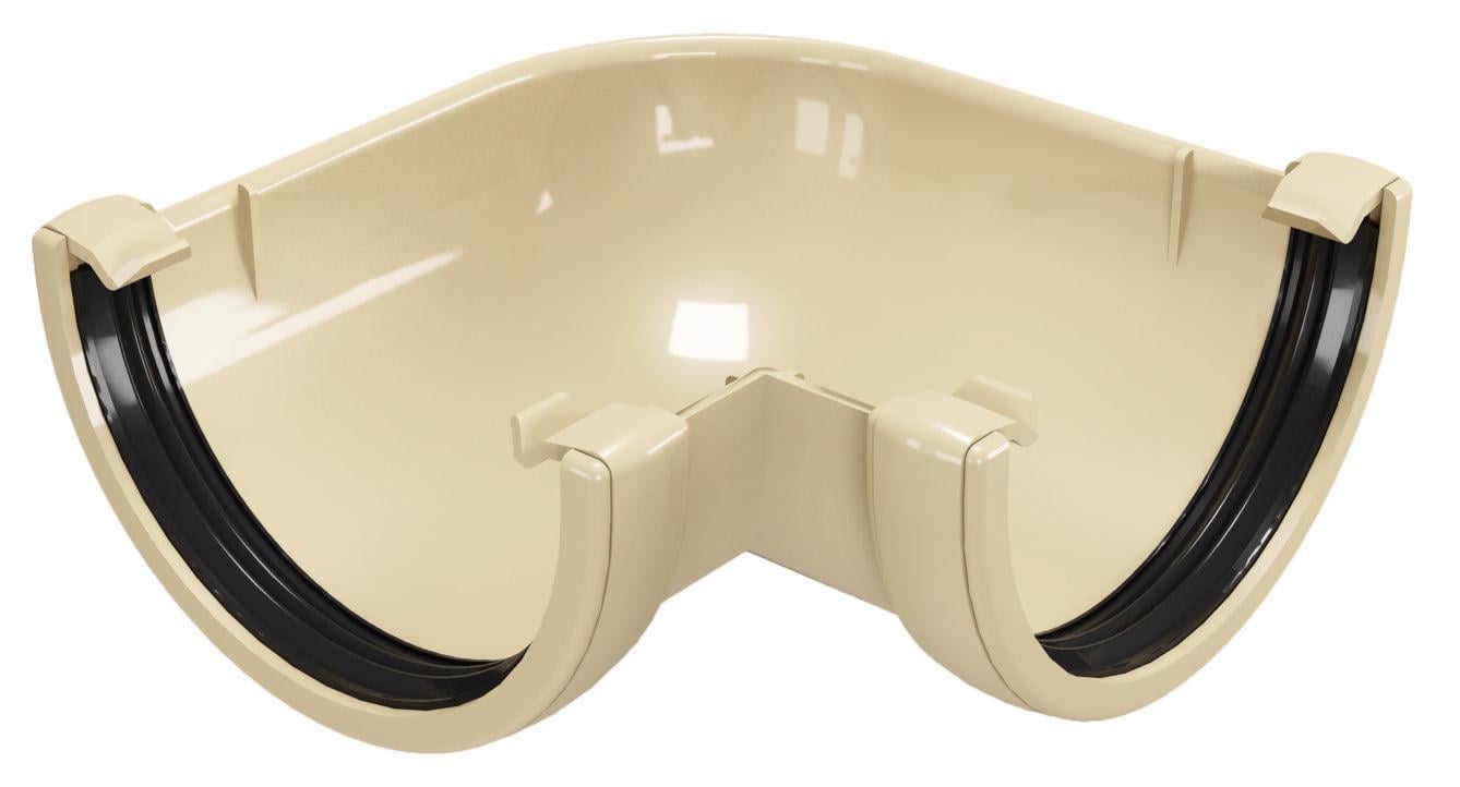 Кут ринви 90° DEVOREX Classic 120 Бежевий (11652930) - фото 1