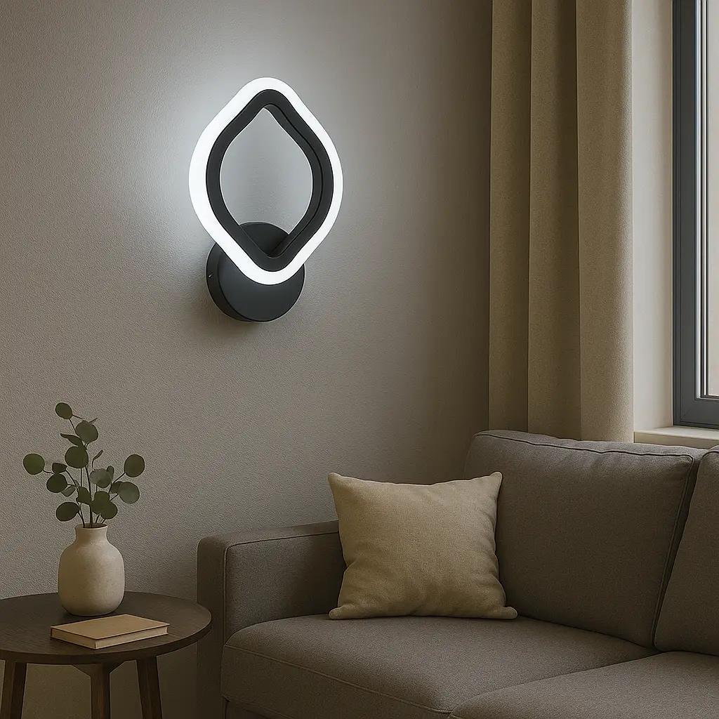 Бра светодиодное ESLLSE AZALIA LED управляемое 12 Вт 168x235x45 мм Черный (00000122596) - фото 2 Бра светодиодное ESLLSE AZALIA LED управляемое 12 Вт 168x235x45 мм Черный (00000122596) - фото 2