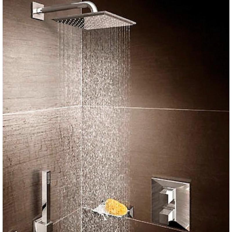 Верхній душ Grohe ALLURE 26064000 230x230 мм із кронштейном Хром (111878) - фото 3