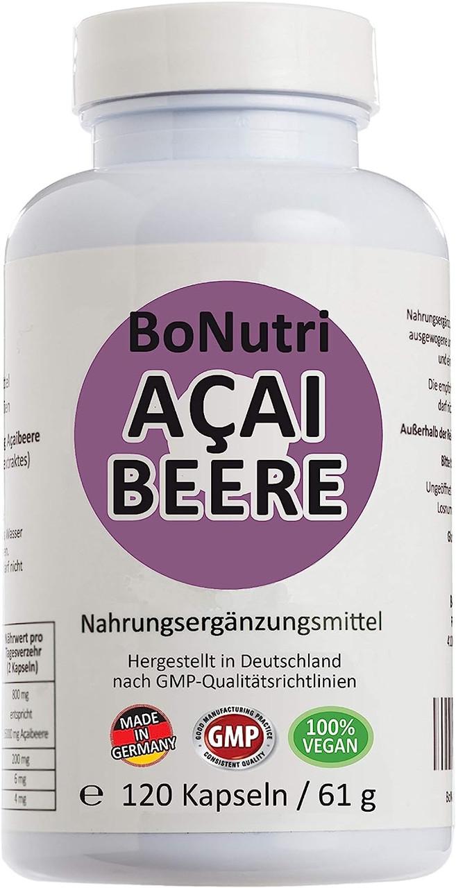 Витамины для иммунитета BoNutri Acai Berry 16 000 мг 120 капс. (50091932)
