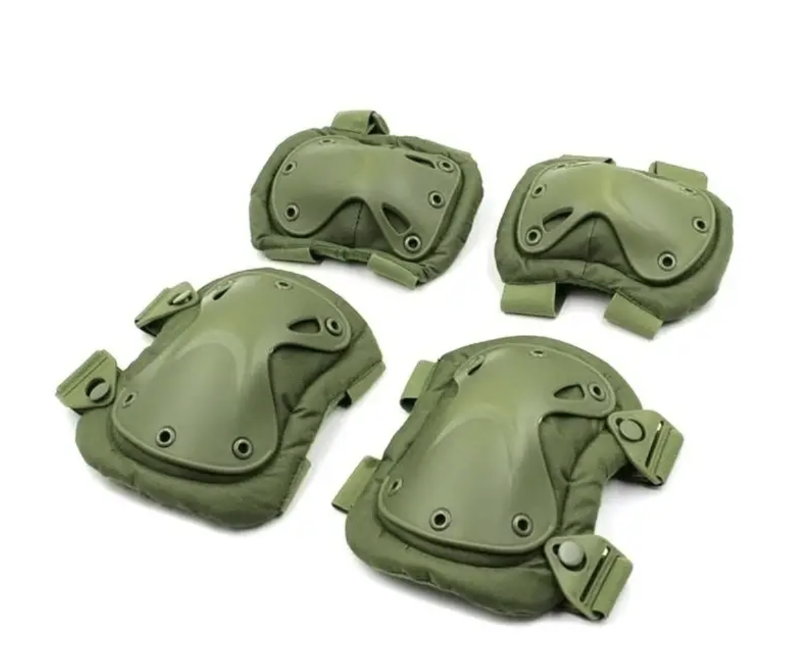 Защитные наколенники и налокотники Оливковый