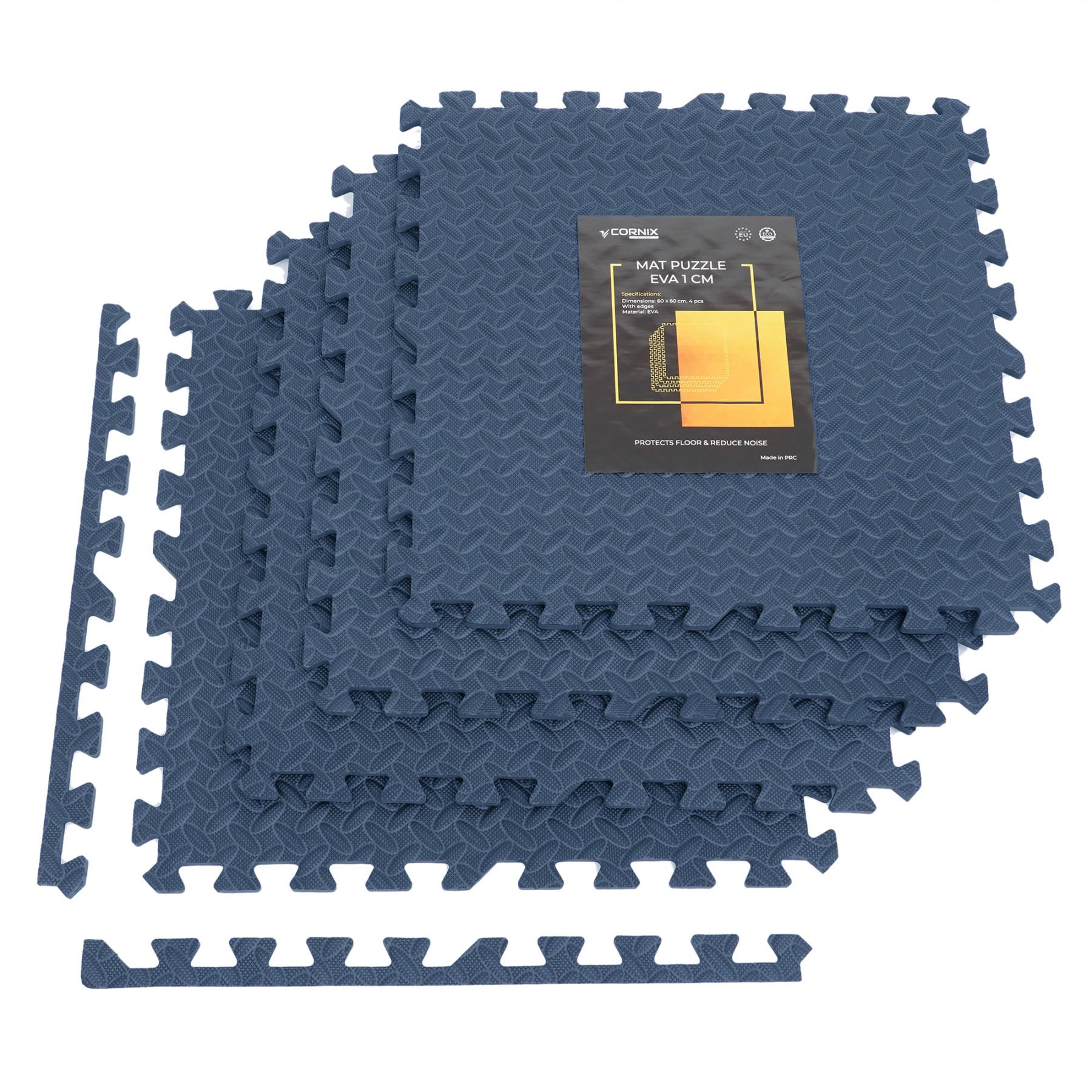 Мат-пазл Cornix Mat Puzzle EVA XR-0239 120x120x1 см Navy Blue (41140) - фото 1