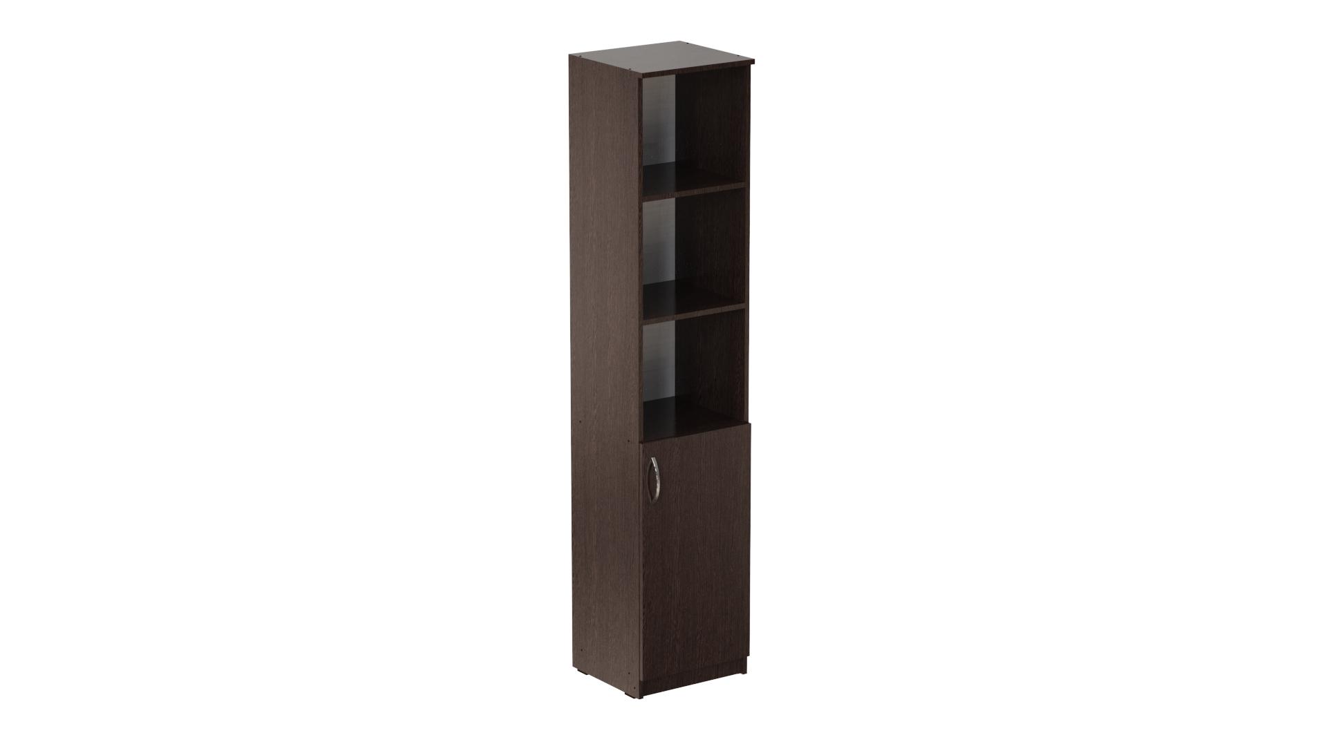 Пенал Ferrum-decor Анжело на 4 полки с 1 дверью ДСП 16 мм 1900x400x380 мм Венге Магия (FRD-104913)
