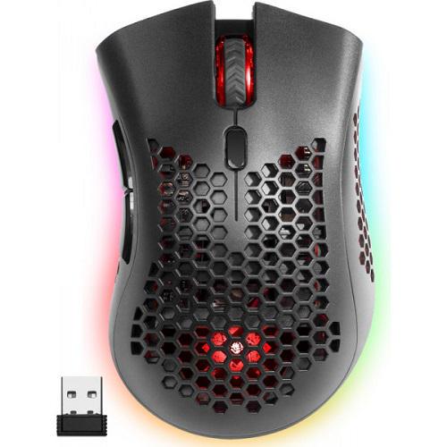 Игровая мышка Defender Warlock GM-709L RGB беспроводная 2400 dpi 7 кнопок Черный