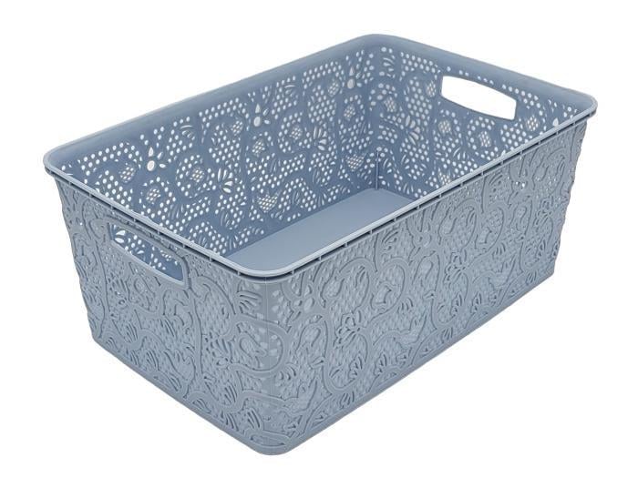Кошик для зберігання речей Tuffex 8204 Ажур 17 л 40х27х17 см (18673)