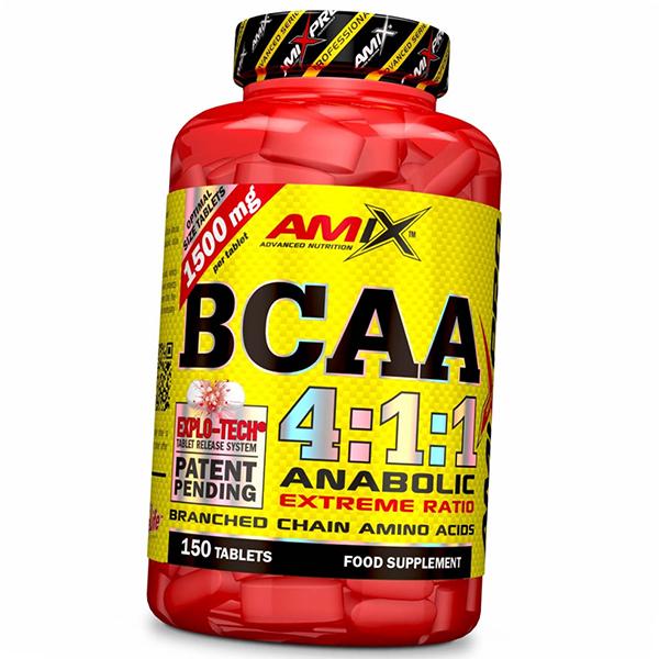 Аминокислоты с разветвленной цепью Amix Nutrition BCAA 4:1:1 150 таб. (28135008)