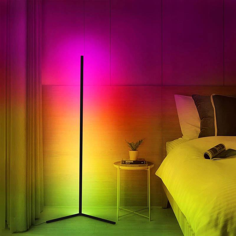 Лампа підлогова Magic 1 LED RGB Bluetooth/USB with app кутова Black (00000066424_1) - фото 7