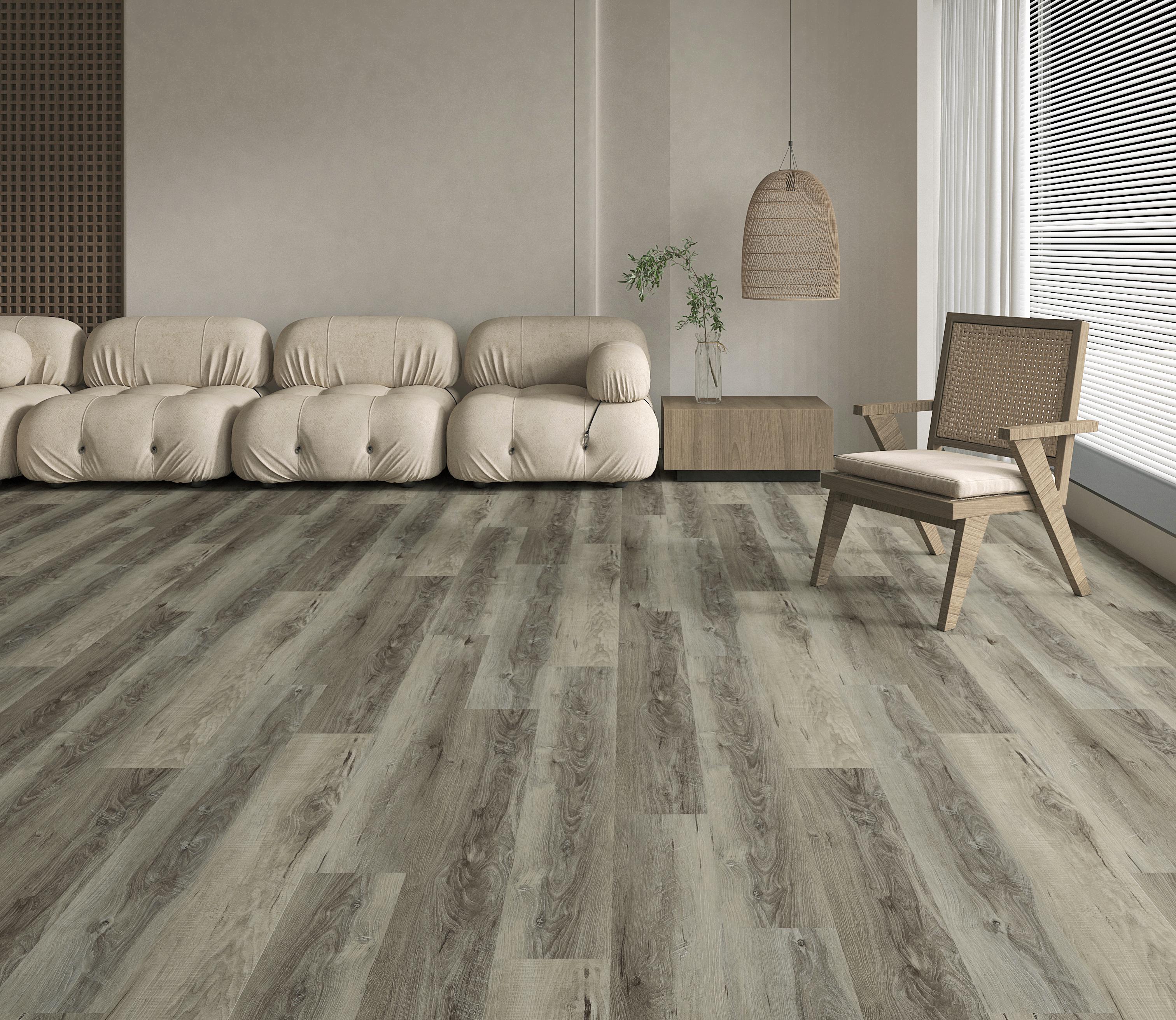 Пол виниловый SPC StoneX с подложкой 33 класс 5 мм Дуб Гром Пол виниловый SPC StoneX с подложкой 33 класс 5 мм Дуб Гром