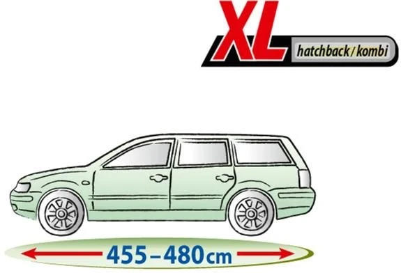 Тент-чехол автомобильный Kegel для AUDI A4 B5/B6/B7/B8/B9 универсал Basic Garage XL Hatchback/Combi (5-3957-241-3021) - фото 3